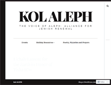 Tablet Screenshot of kolaleph.org